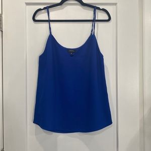 Aritizia Barton blue tank blouse size medium